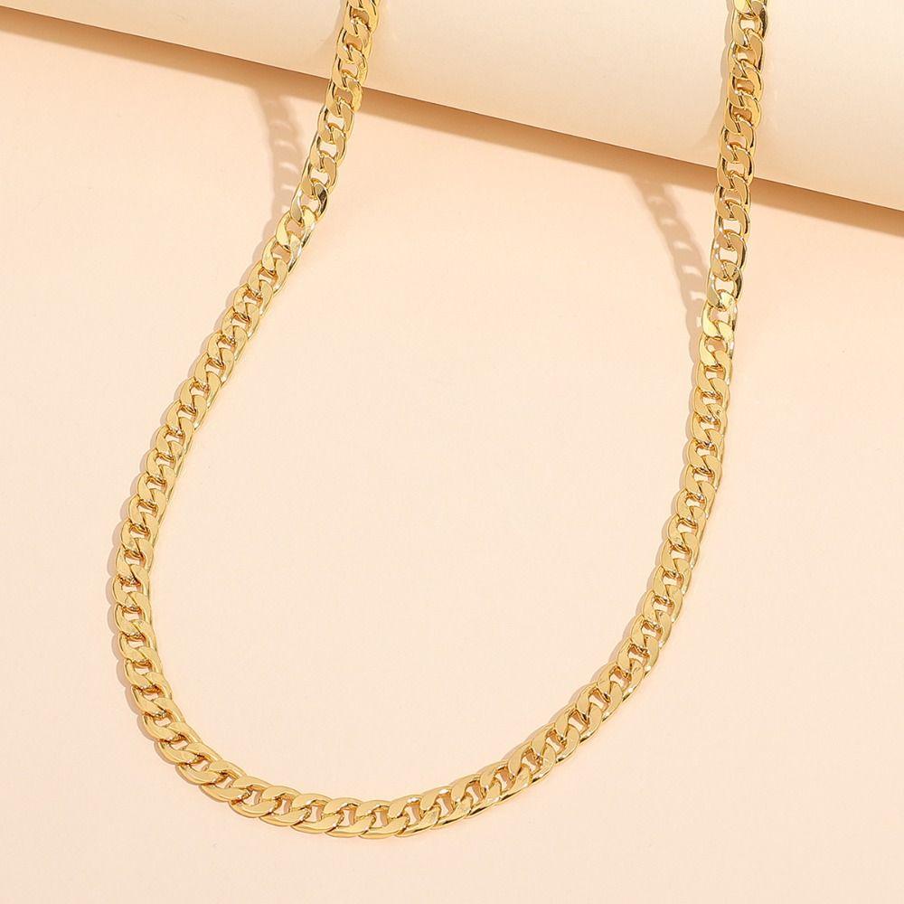 Металлическое ожерелье из 18-каратного золота с золотым покрытием, браслет с золотым покрытием, ожерелье с золотым покрытием Вдруг богат , унисекс 26in